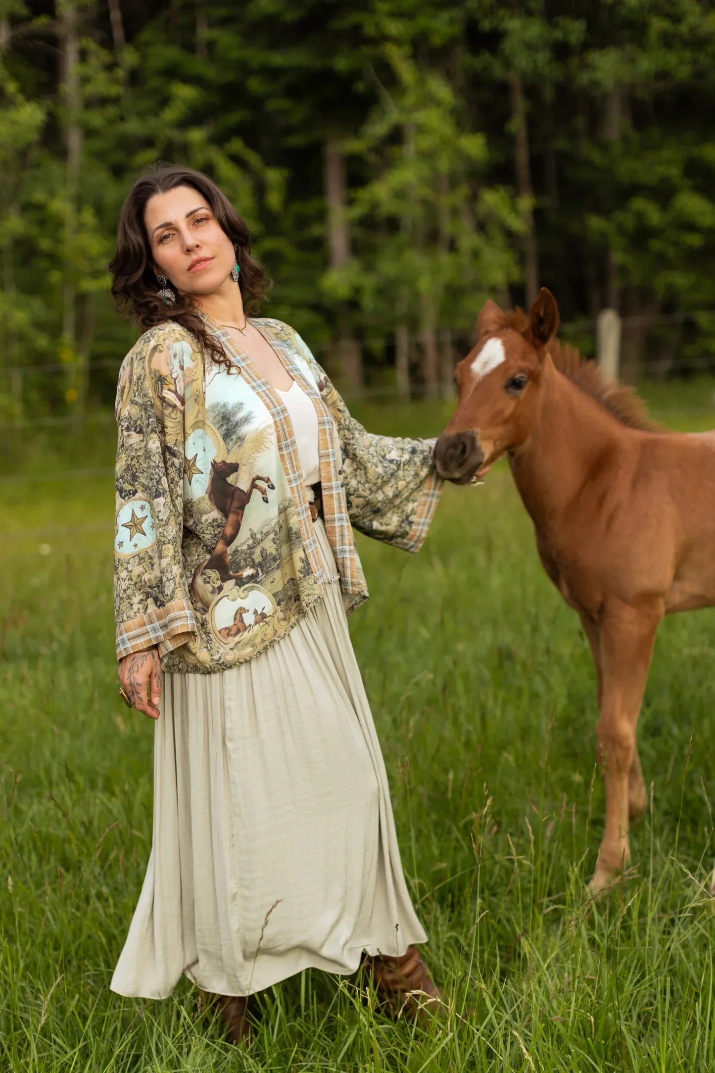 Market of Stars Born to Run Pixie Duster (Cropped Length) - Stay Wild Collective  Kimono