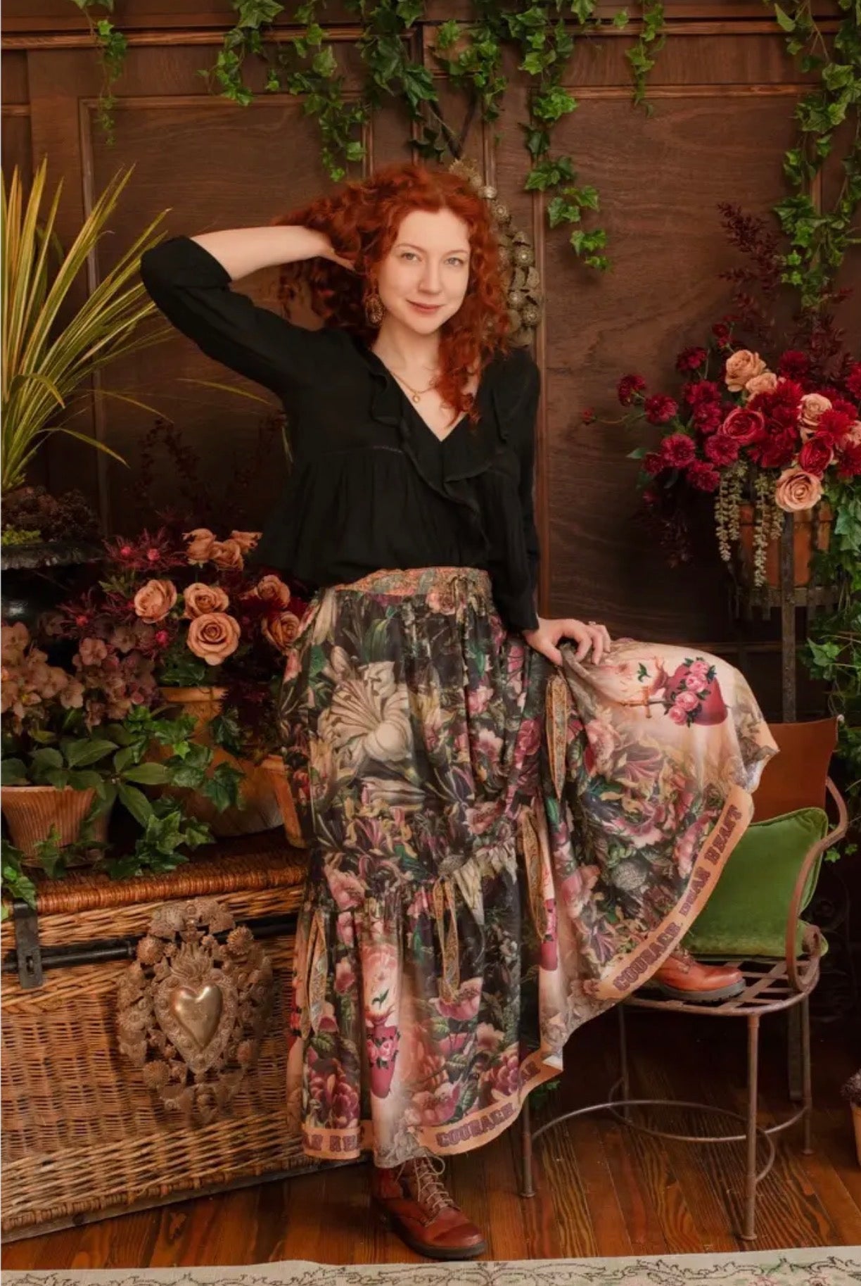   Courage dear heart skirt market of stars - Stay Wild Collective  
