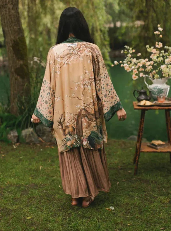 Market of Stars Fable Bohemian Goddess Starduster Kimono - Stay Wild Collective  duster