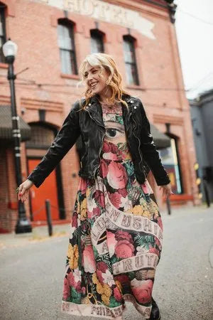 Market of Stars Friendship Love and Truth Bohéme Slip Dress - Stay Wild Collective  