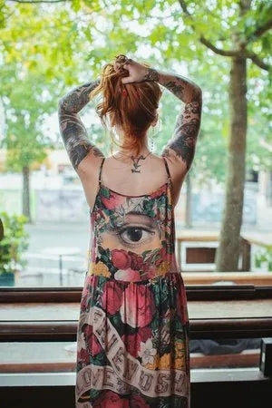 Market of Stars Friendship Love and Truth Bohéme Slip Dress - Stay Wild Collective  