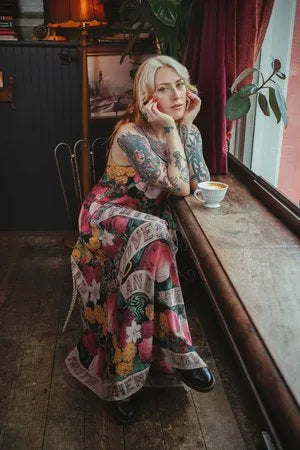 Market of Stars Friendship Love and Truth Bohéme Slip Dress - Stay Wild Collective  