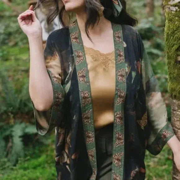 Market of Stars Heartwork Matinee Duster - Stay Wild Collective  Jacket