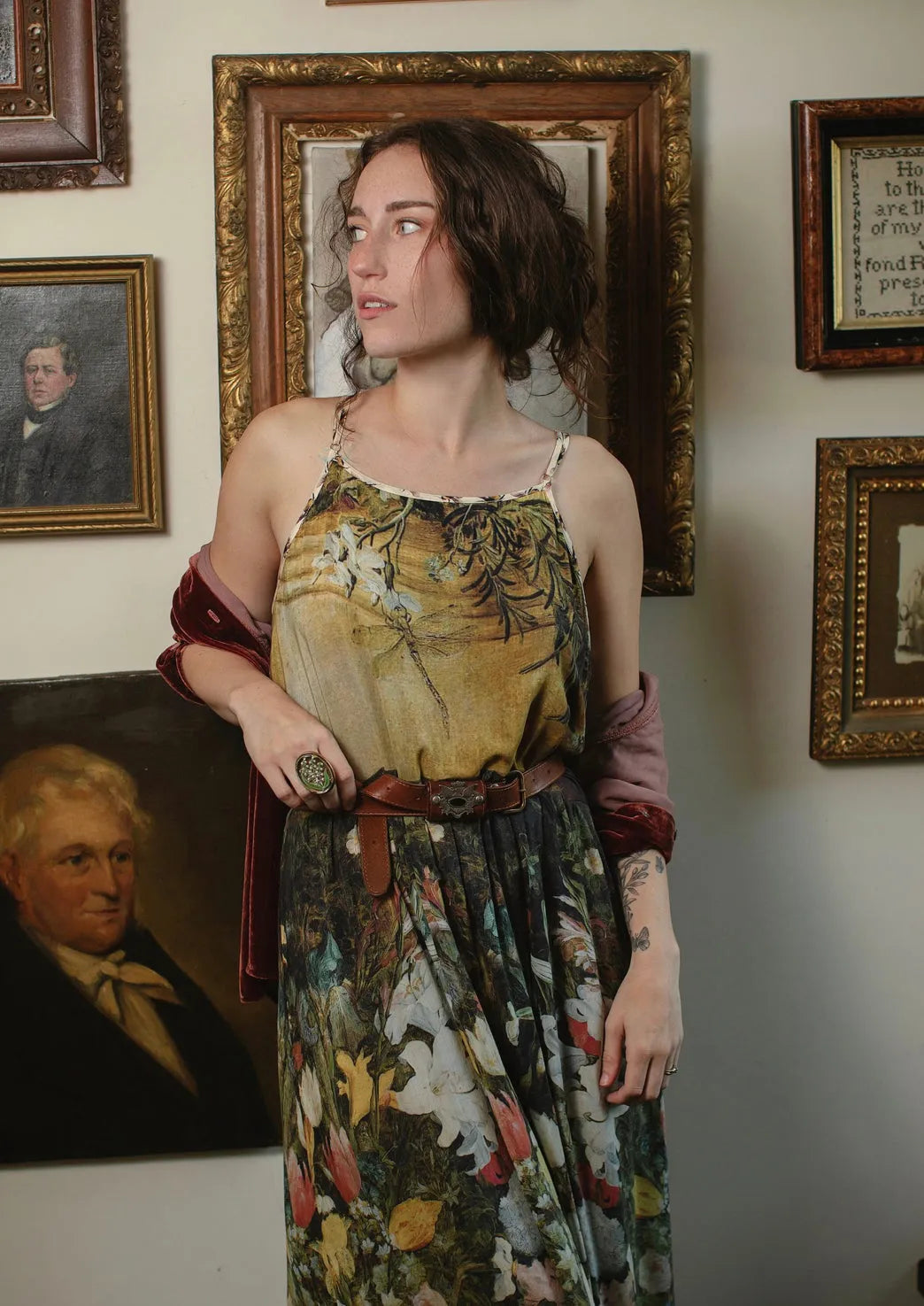 Market of Stars I dream in flowers slip dress - Stay Wild Collective  Dress