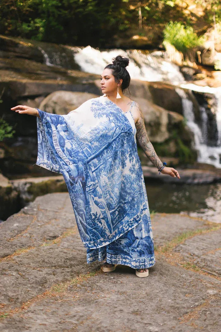 Market of Stars Let the Light In Scarf - Stay Wild Collective  Scarf