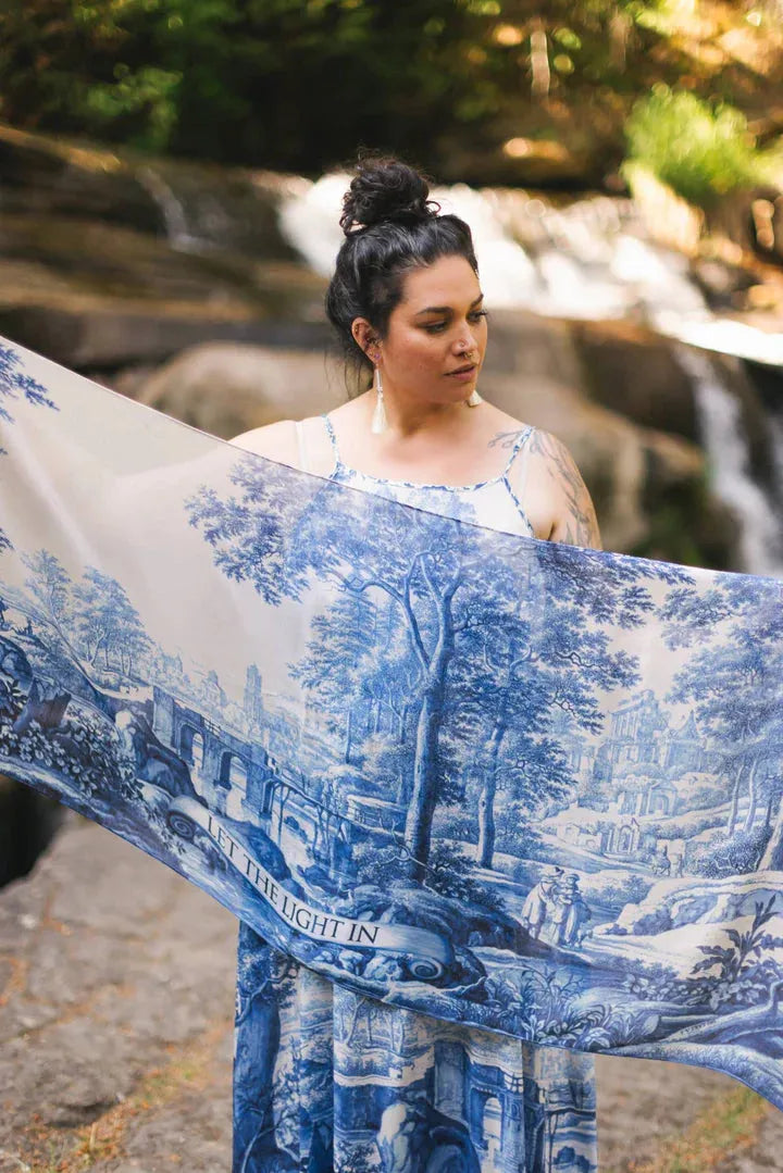 Market of Stars Let the Light In Scarf - Stay Wild Collective  Scarf
