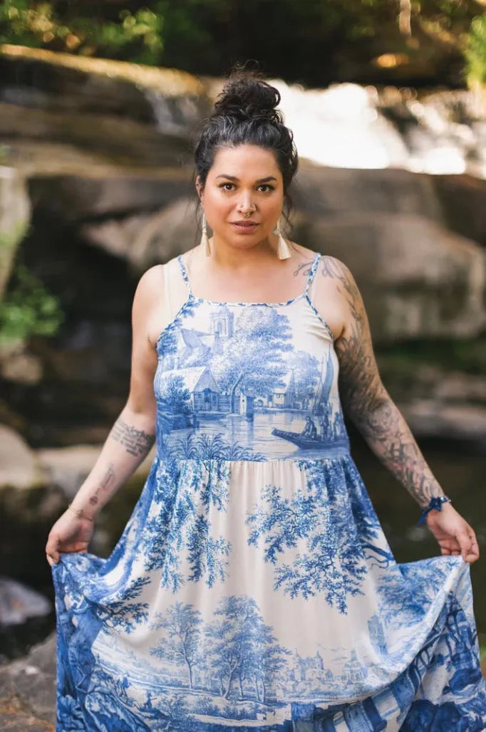 Market of Stars Let the Light in Boheme Long Bamboo Slip Dress - Stay Wild Collective  Dress