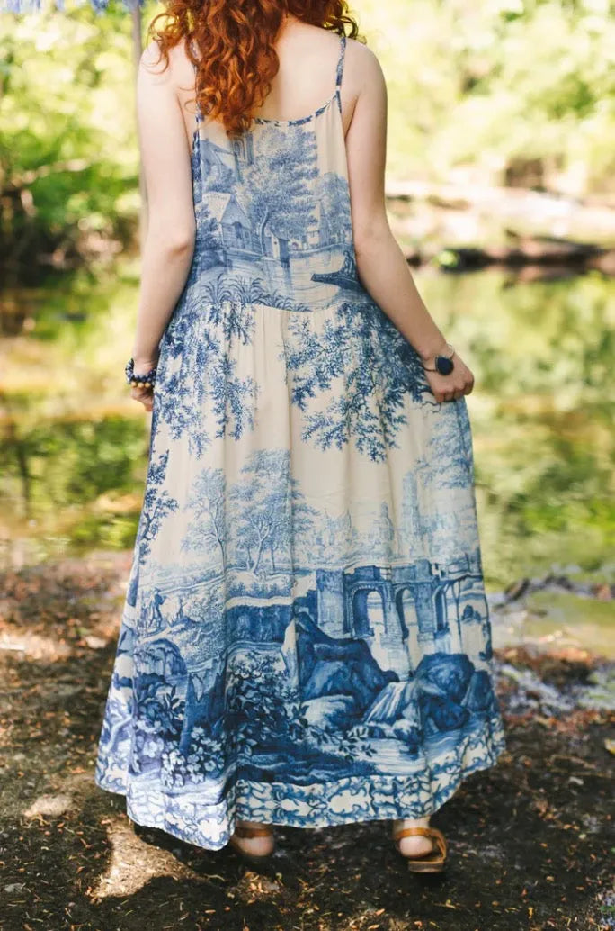 Market of Stars Let the Light in Boheme Long Bamboo Slip Dress - Stay Wild Collective  Dress