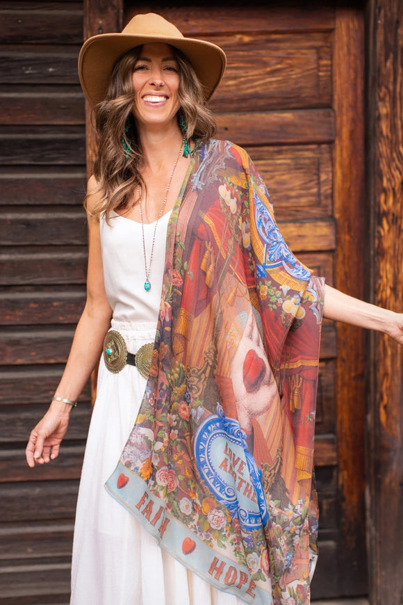 Market of Stars Love Language Scarf - Stay Wild Collective  Scarf