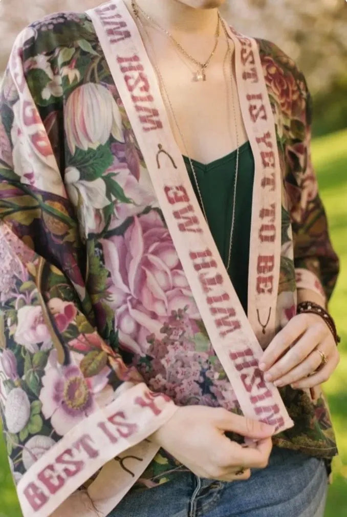 Market of Stars Make a Wish Pixie Duster Bamboo Kimono - Stay Wild Collective  Kimono