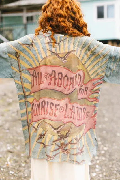 Market of Stars Sunrise Lands Matinée Duster - Stay Wild Collective  Kimono Outerwear