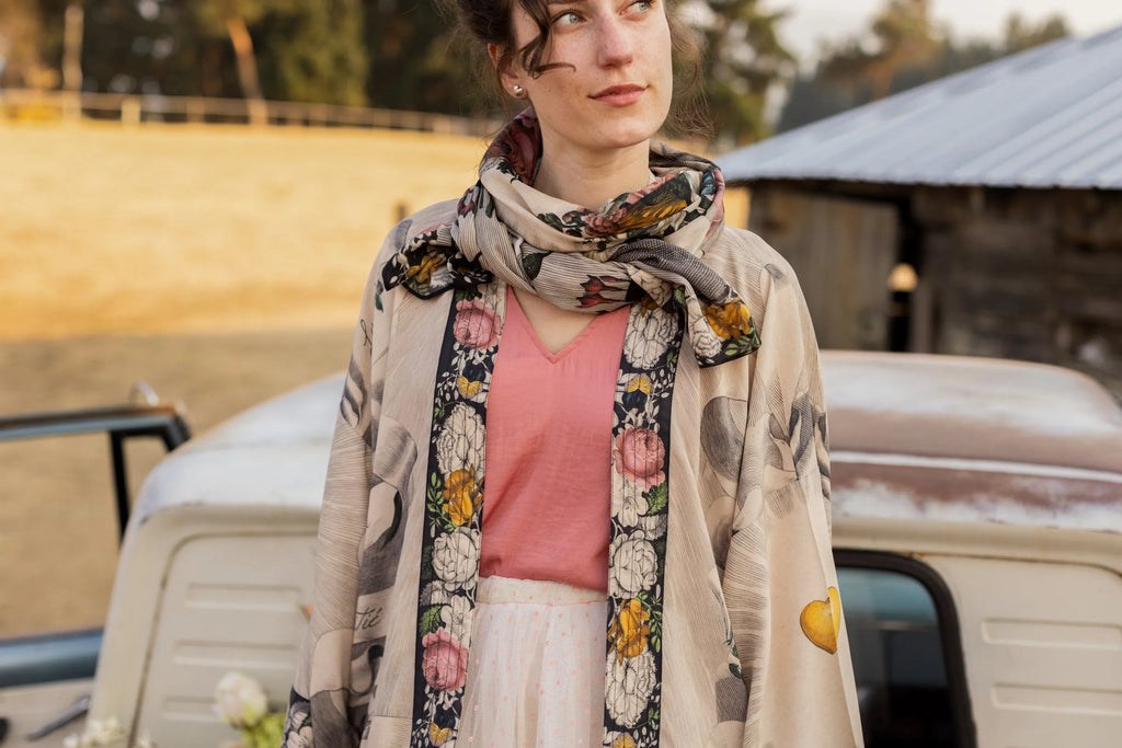 Market of Stars Take My Hand Scarf - Stay Wild Collective  Kimono