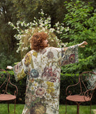 Market of Stars Love Grows Wild Floral Bamboo Kimono Duster Opera - Stay Wild Collective  