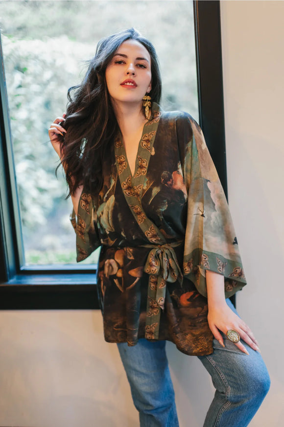 Market of Stars Heartwork Matinee Duster - Stay Wild Collective  Jacket