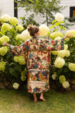 Market Of Stars Stay Gold Opera Duster Bamboo Kimono - Stay Wild Collective  Kimono