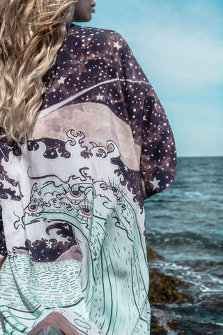 Market Of Stars Moonstruck Bamboo Kimono