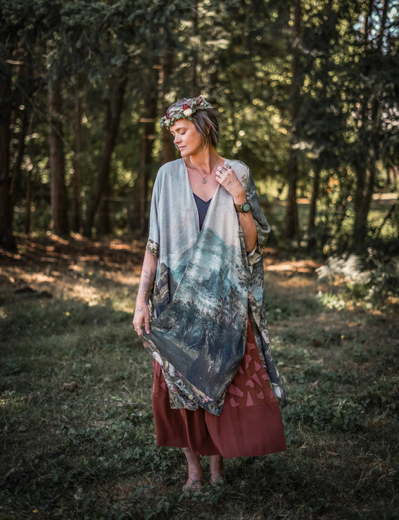 Market Of Stars Castles in the Air Bamboo Kimono - Stay Wild Collective  Kimono