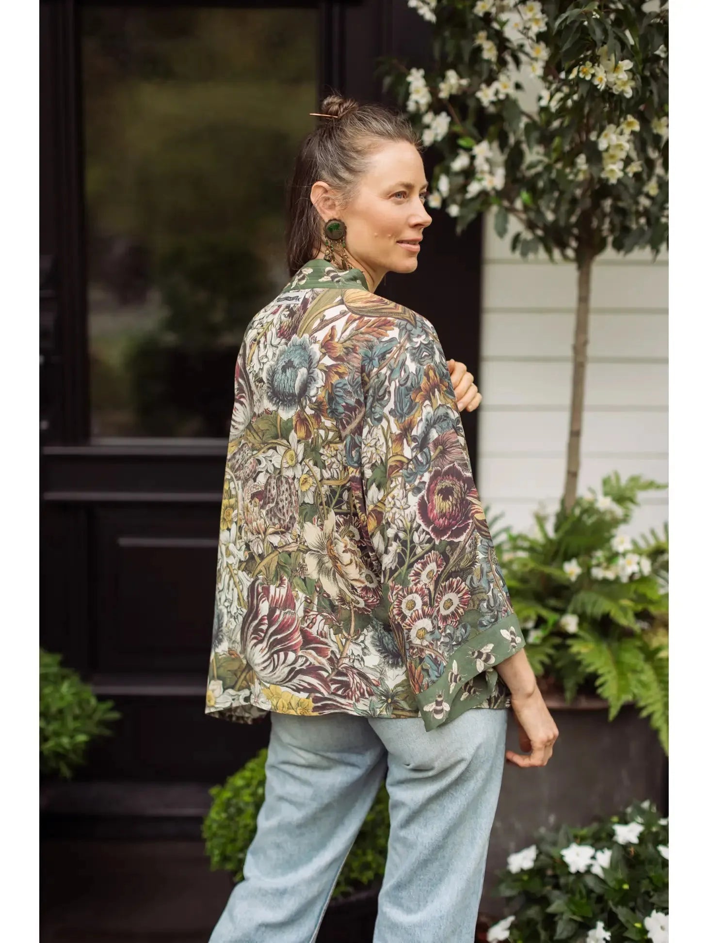 Market of stars Love Grows Wild Floral Bamboo Pixie Duster - Stay Wild Collective  Kimono