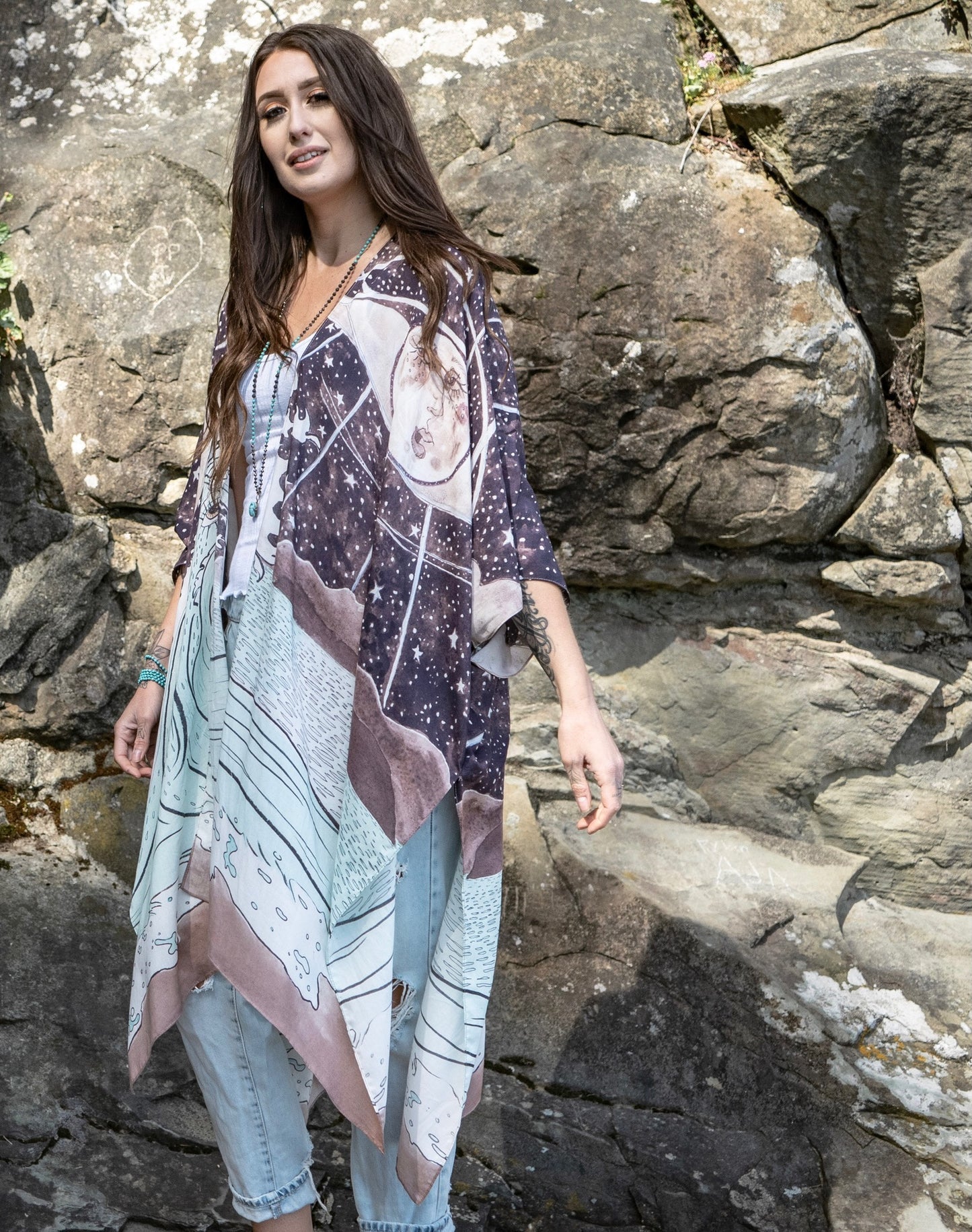 Market of stars Moonstruck Goddess kimono - Stay Wild Collective