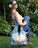 Market Of Stars Peace Out Linen Tote Bag with Doves and Sunrise - Stay Wild Collective  bag