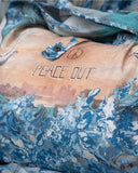 Market Of Stars Peace Out Linen Tote Bag with Doves and Sunrise - Stay Wild Collective  bag
