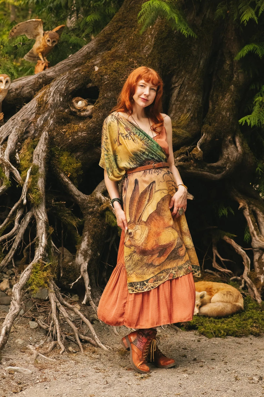 Market of stars woodland wisdom scarf - Stay Wild Collective  