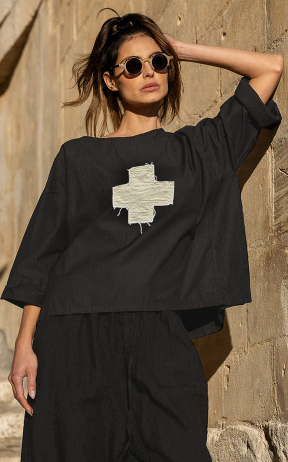 MEG BY DESIGN DOMINIQUE TOP - COTTON TWILL - Stay Wild Collective  
