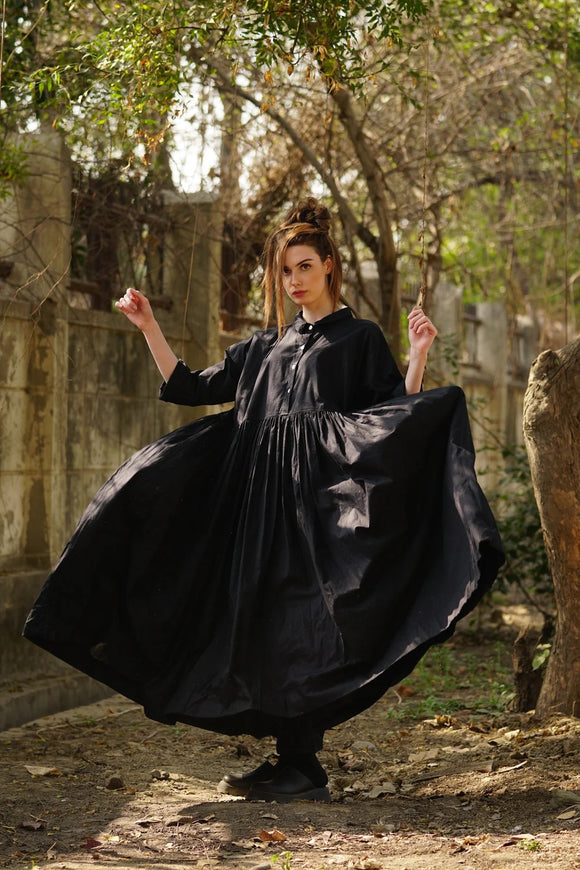Meg by Design Edith Dress - paper cotton - Stay Wild Collective  