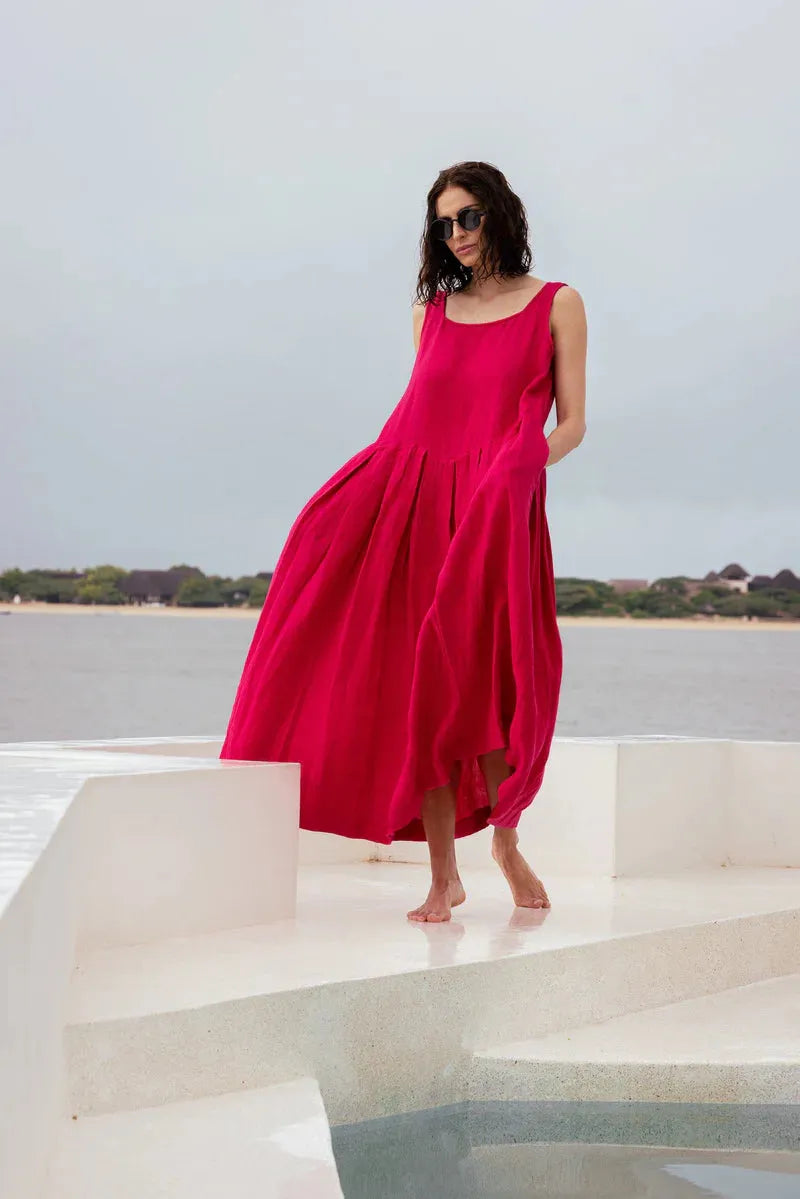 Meg by Design Binti Dress - Linen - Stay Wild Collective  