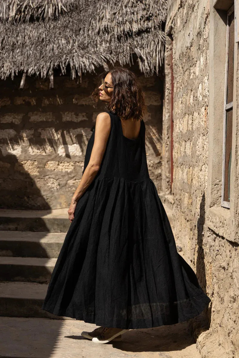 Meg by Design Binti Dress - Linen - Stay Wild Collective  