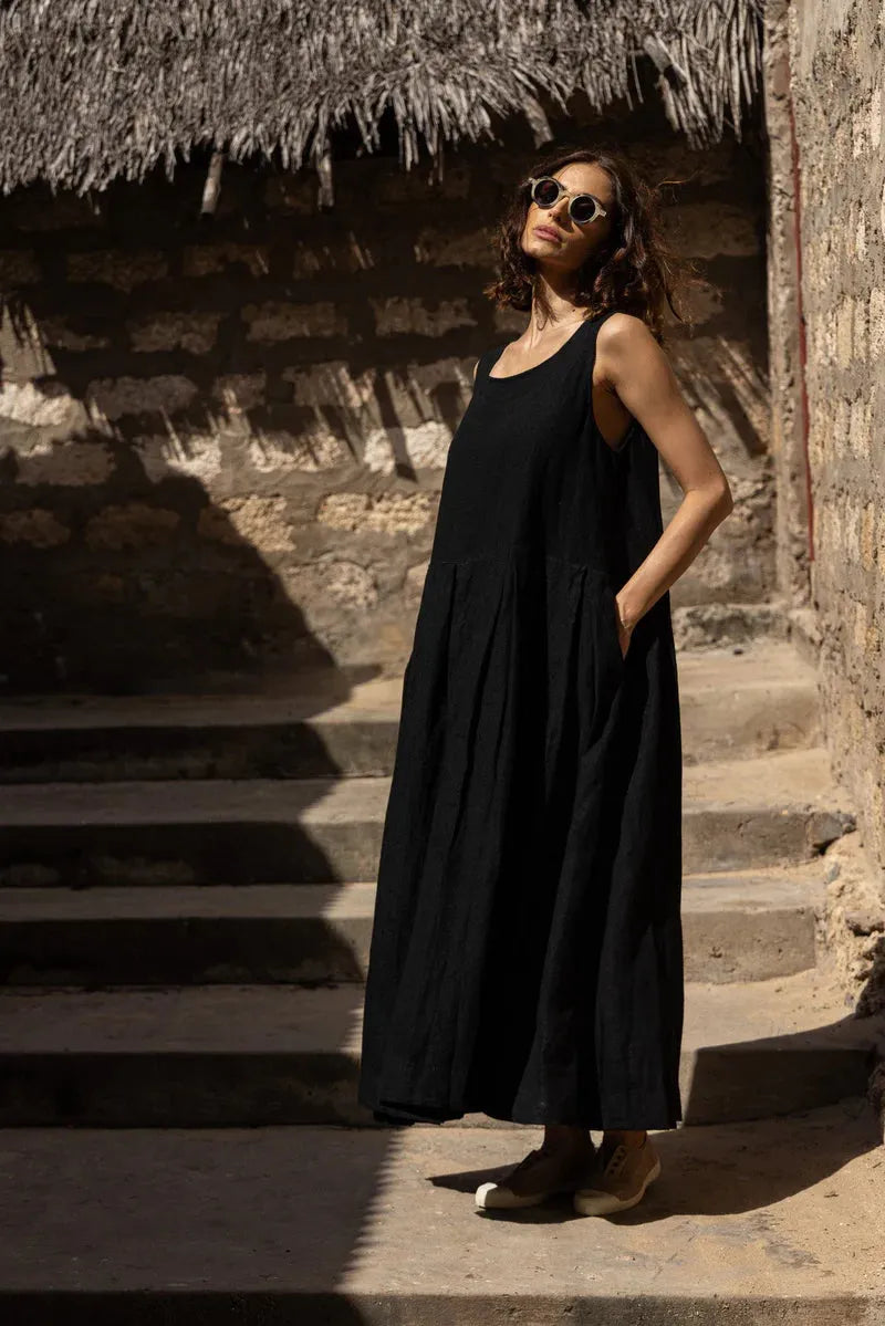 Meg by Design Binti Dress - Linen - Stay Wild Collective  