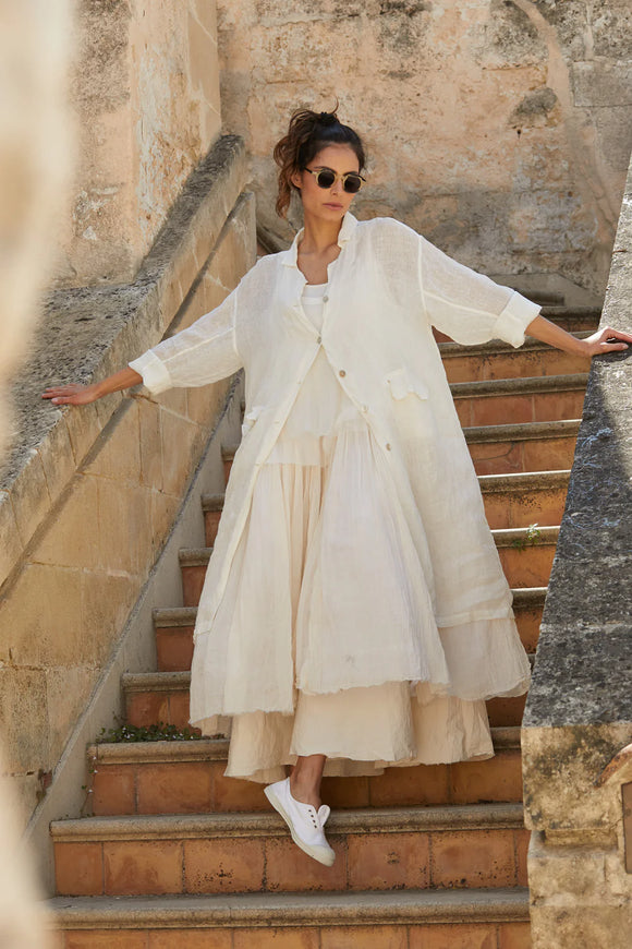 Meg by Design PIAF COAT- GAUZE LINEN - Stay Wild Collective  Coats & Jackets