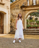Meg by Design  Muskan Dress- Cotton & Linen | White | Black - Stay Wild Collective  Dress
