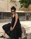 Meg by Design Amélie Tutu Slip Short- Gauze Linen | Black