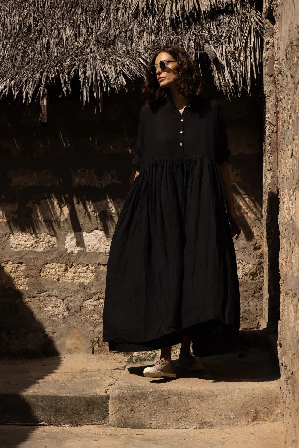 Meg by Design | Edith Dress - Linen - Stay Wild Collective  