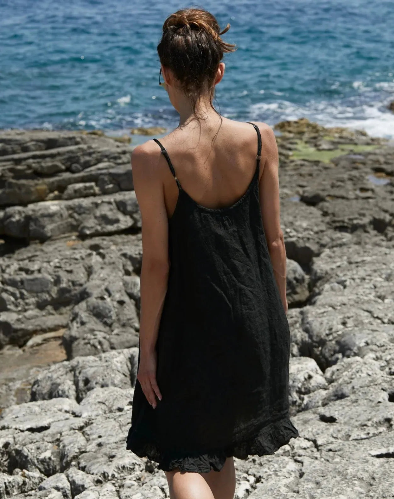 Meg by Design  Elisa (Suri) Slip - Linen | Warm White | Black - Stay Wild Collective  Dress