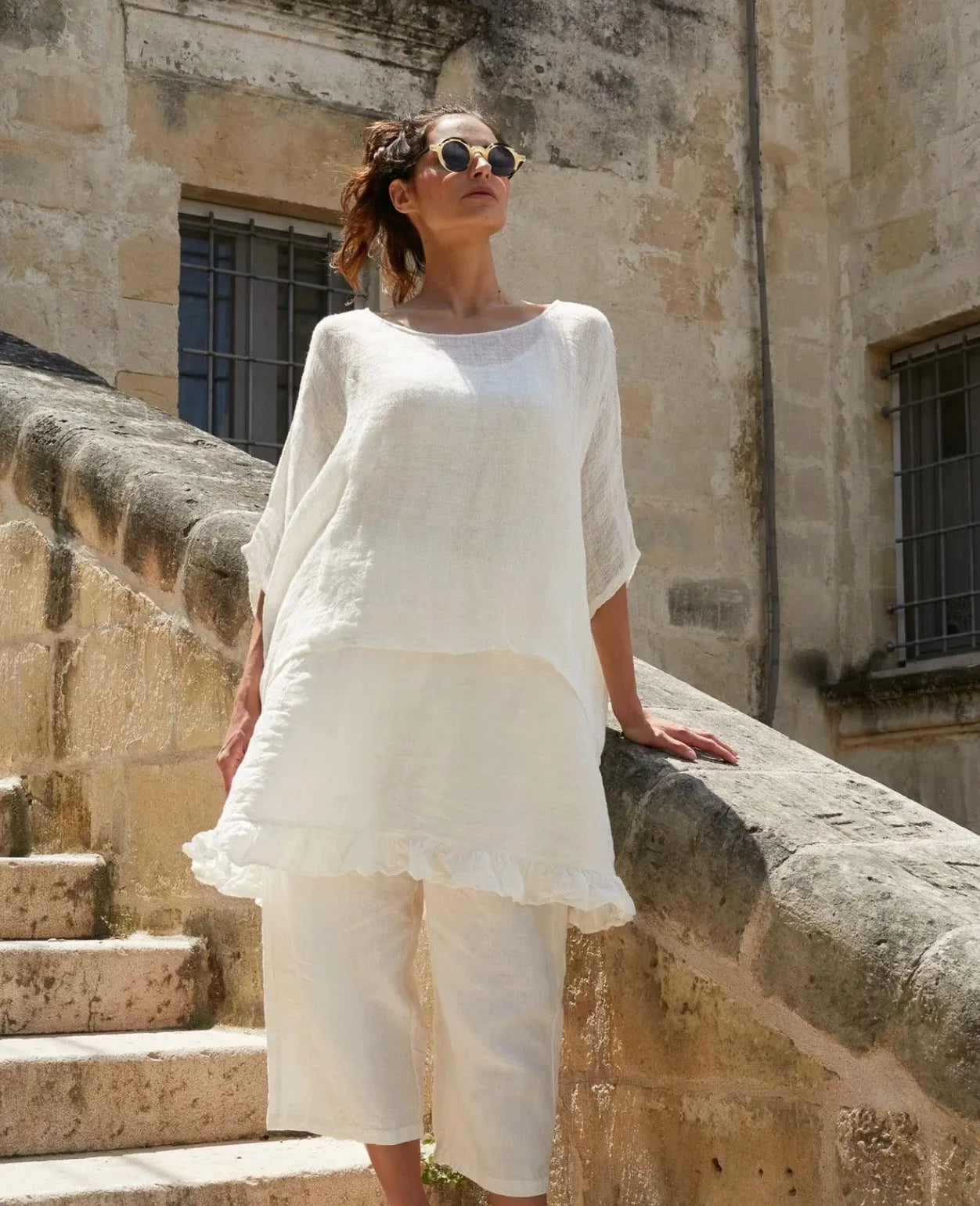 Meg by Design  Elisa (Suri) Slip - Linen | Warm White | Black - Stay Wild Collective  Dress