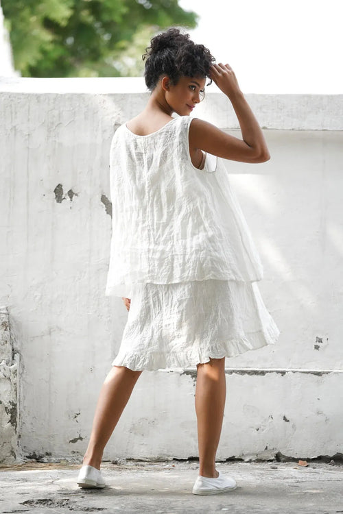 Meg by Design NILA TOP - GAUZE LINEN - Stay Wild Collective  