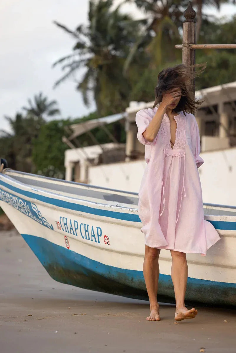 Meg by Design Nzuri Tunic - Linen - Stay Wild Collective  Dress