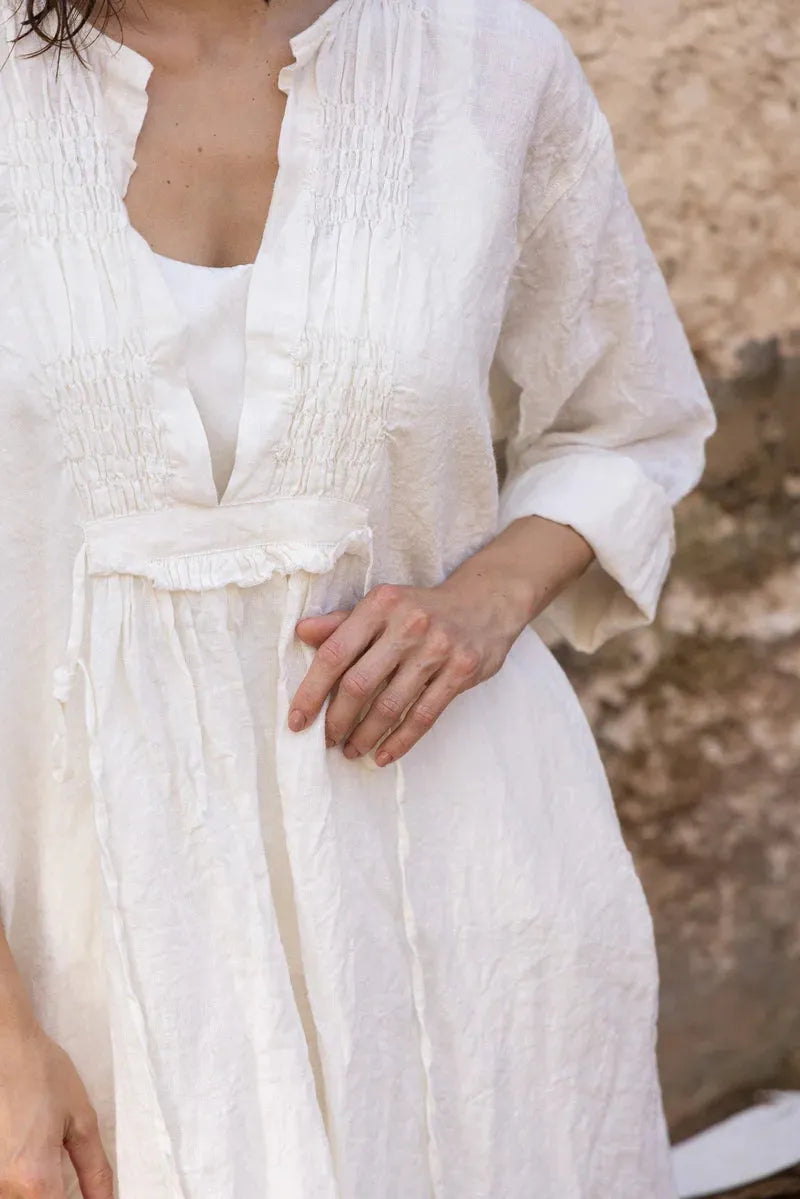 Meg by Design Nzuri Tunic - Linen - Stay Wild Collective  Dress