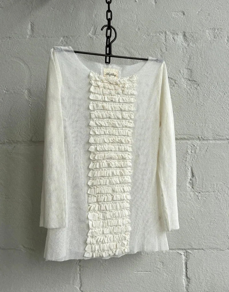 Meg by Design Rowena Top - Cotton Mesh - Stay Wild Collective  Top