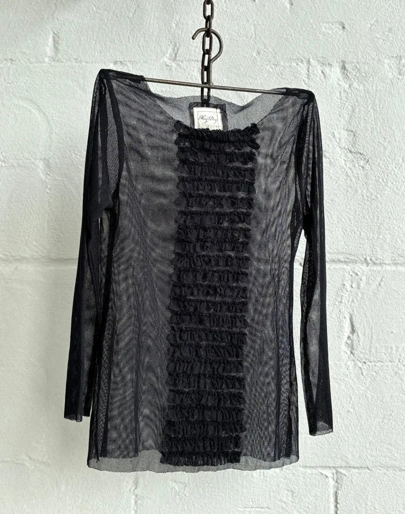 Meg by Design Rowena Top - Cotton Mesh - Stay Wild Collective  Top