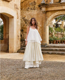 Meg by Design  Alessia Cami - Silk | White | Black - Stay Wild Collective  Top