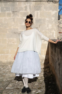 Meg by design AMÉLIE TUTU SLIP SHORT - GAUZE LINEN - Stay Wild Collective  slip dress