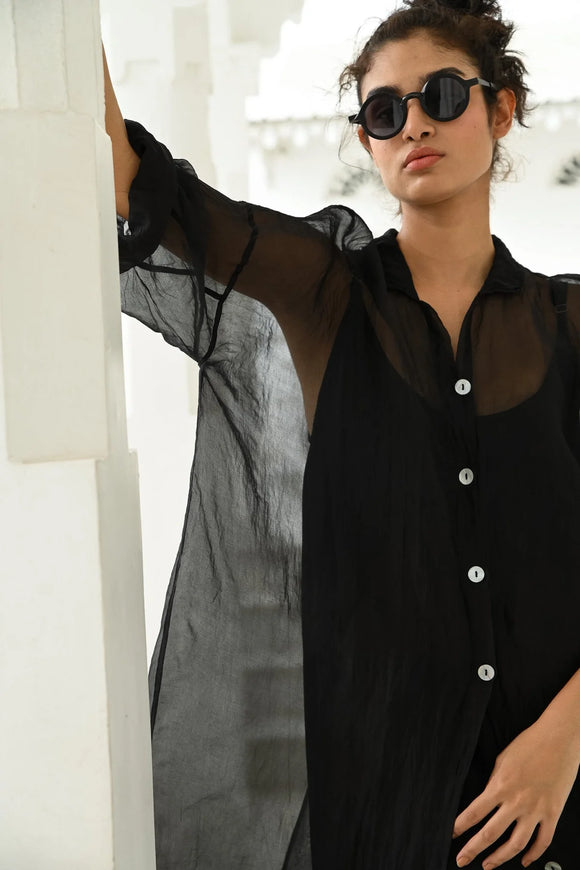 Piaf coat silk organdy meg by design - Stay Wild Collective  