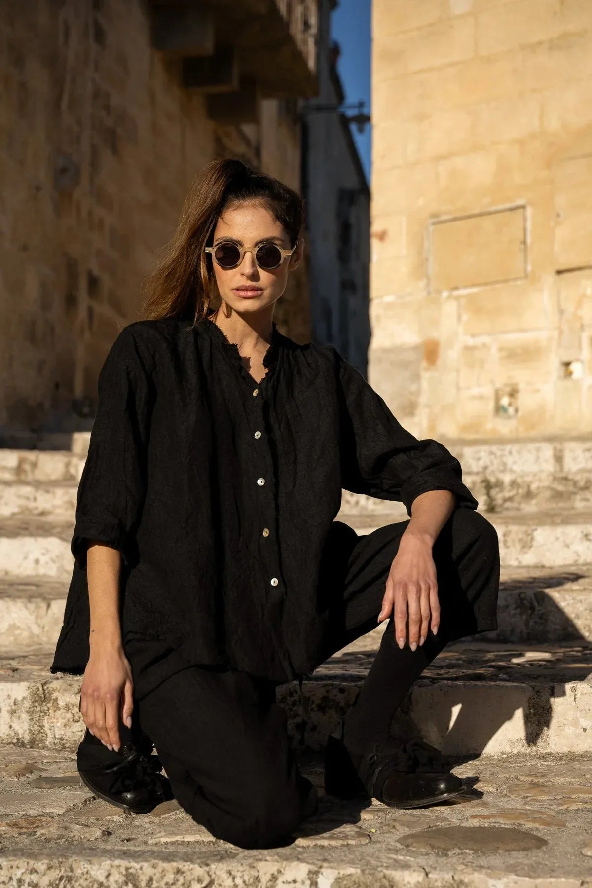 Meg by design Capria linen shirt - Stay Wild Collective  