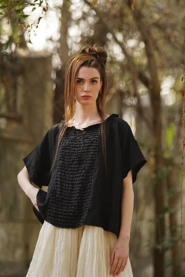 Meg by design Luna top black - Stay Wild Collective  