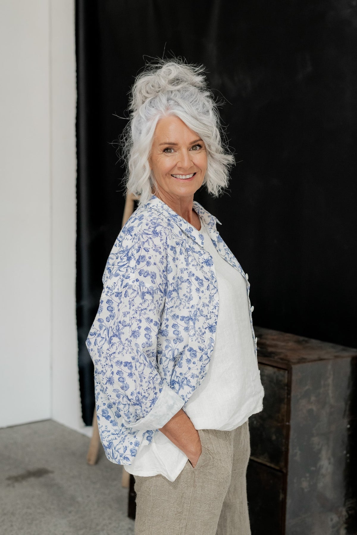   Meg by design teacup shirt botanical - Stay Wild Collective  
