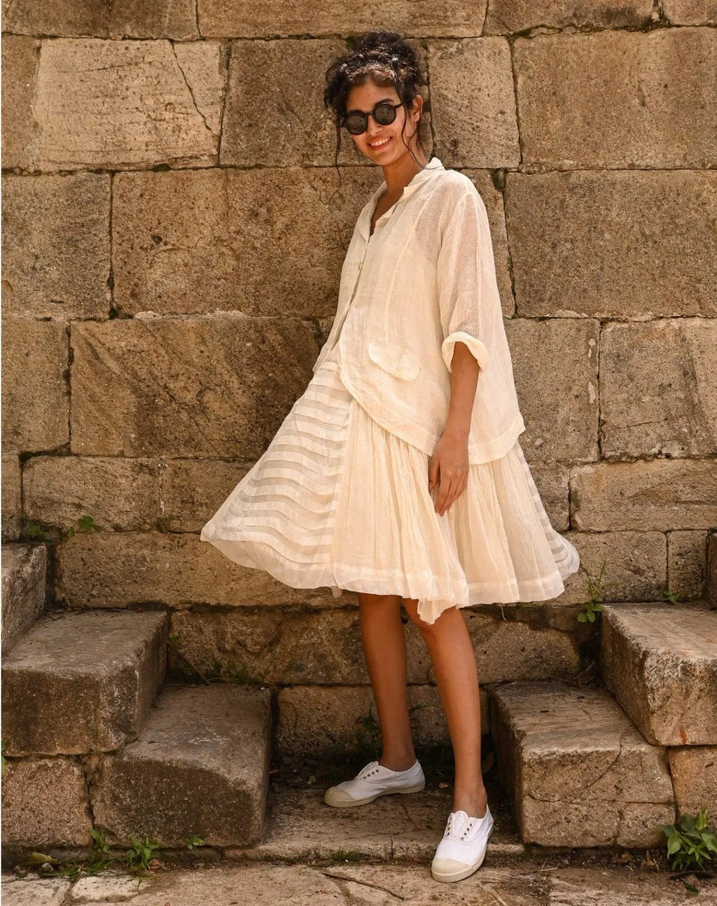 Meg by Design Adelina Slip - Cotton & Silk - Stay Wild Collective  Dress