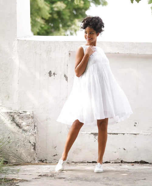 Meg by Design Athena Dress Short - Gauze Cotton - Stay Wild Collective  Dress